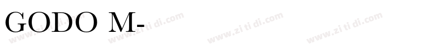 GODO M字体转换